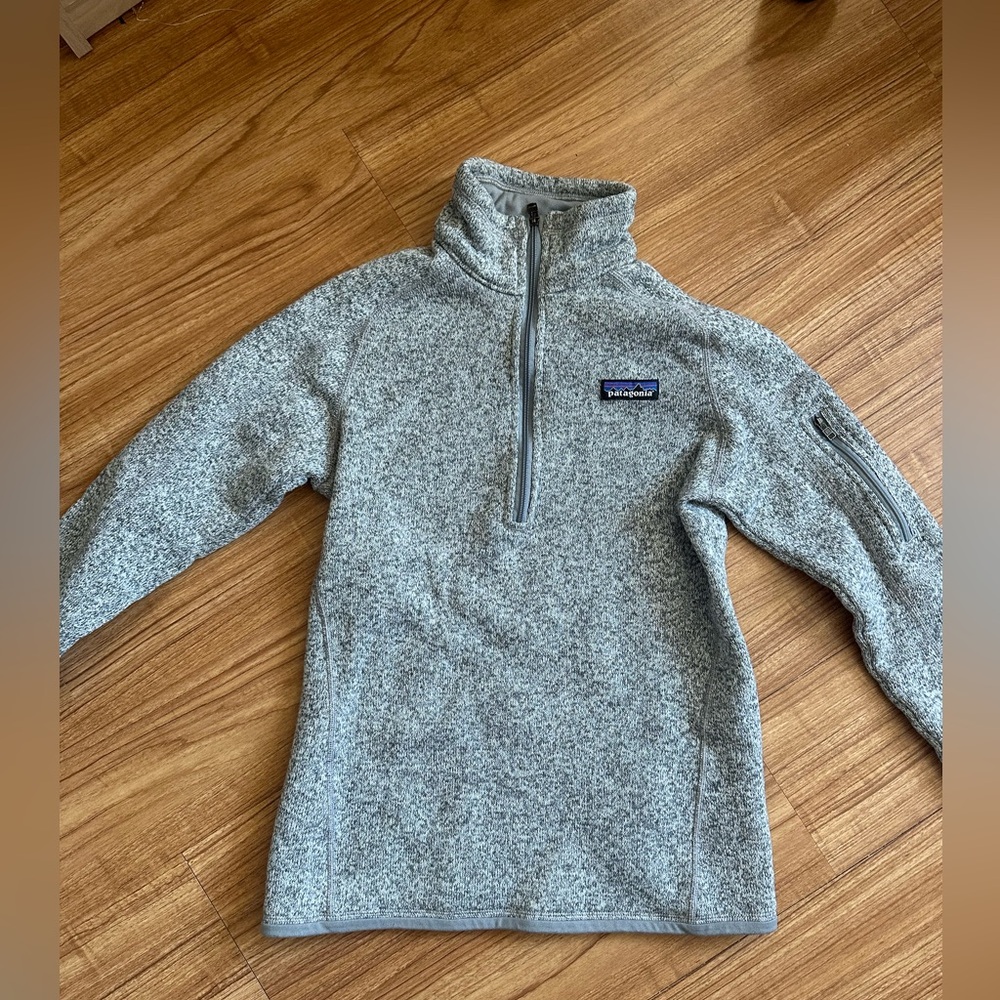 Gray Patagonia better sweater fleece